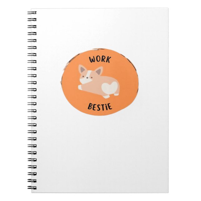 Carnet Bestie de travail tendance classique (Devant)