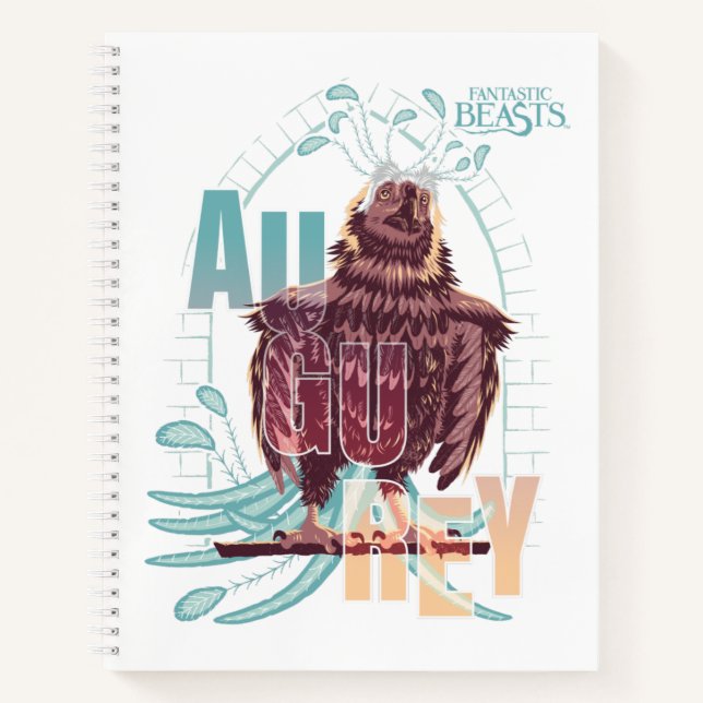 Carnet Bêtes fantastiques Augurey (Devant)