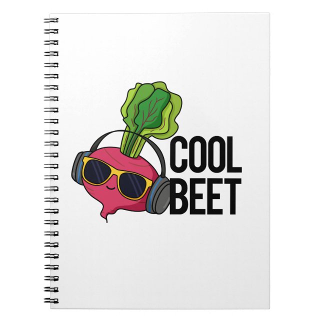 Carnet Betterave cool pun drôle de nourriture Betterave (Devant)