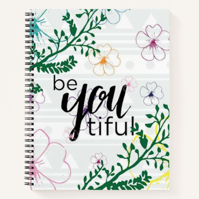 Carnet BeYoutiful Floral Pattern (Devant)