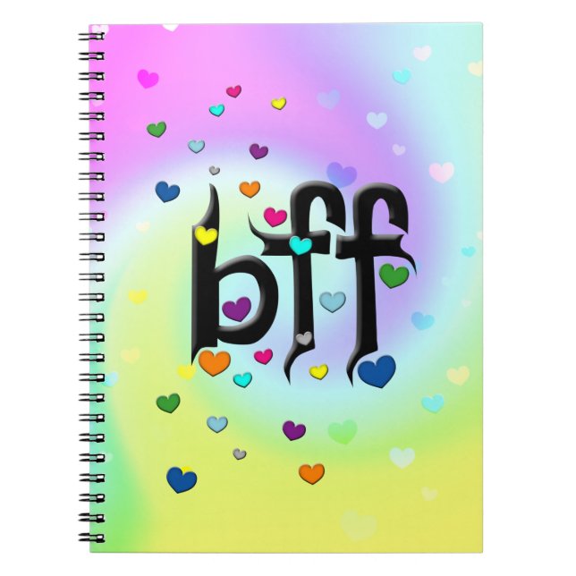Carnet bff ~ hearts (Devant)