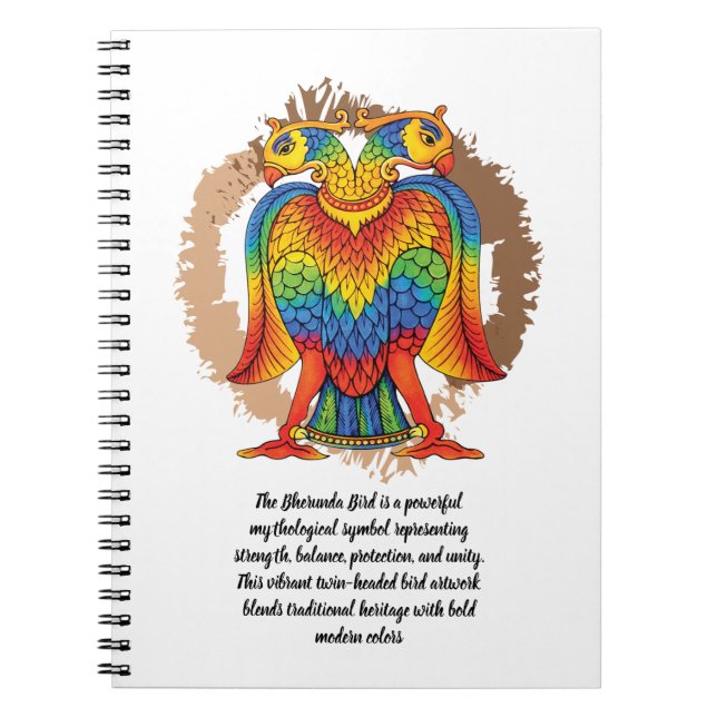 Carnet bherunda bird (Devant)