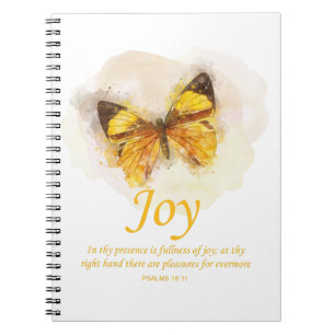 Carnet Bible du papillon chrétien pour les femmes Verse