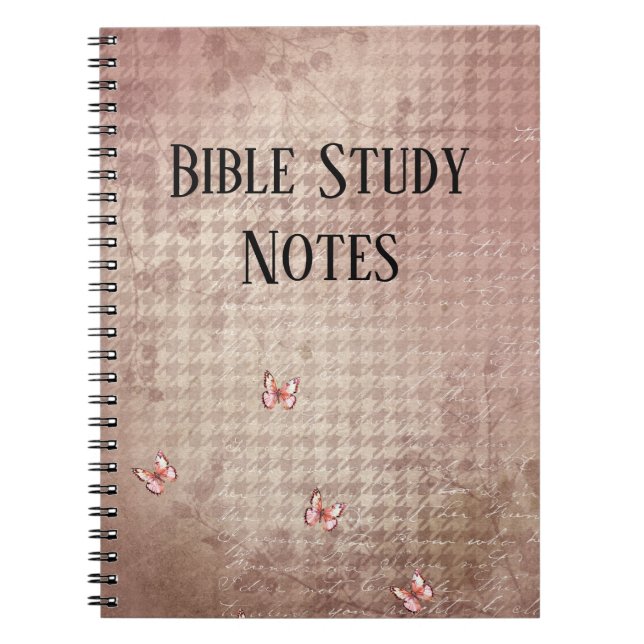 Carnet Bible Study (Devant)