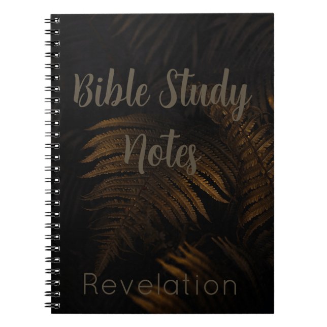 Carnet Bible Study-Revelation (Devant)