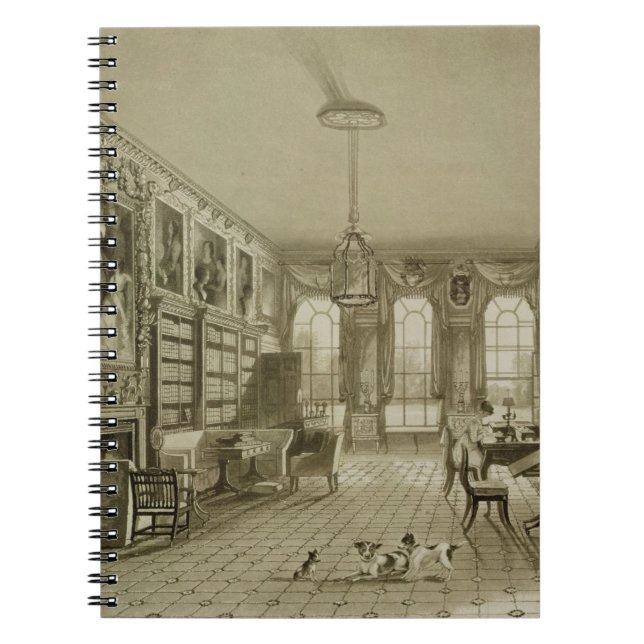 Carnet Bibliothèque comme salon, parc de Cassiobury, (Devant)