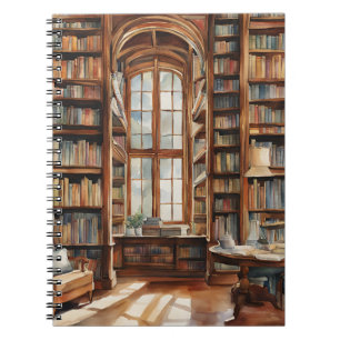 Carnet Bibliothèque d'aquarelle confortable