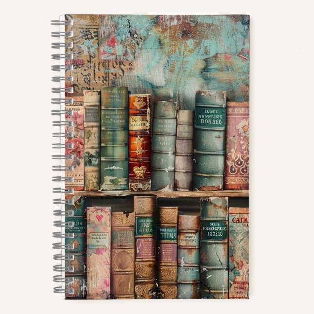 Carnet Bibliothèque vintage (Recto)