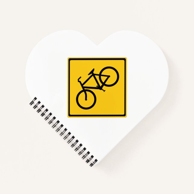 Carnet Bicyclette pour panneau routier (Devant)