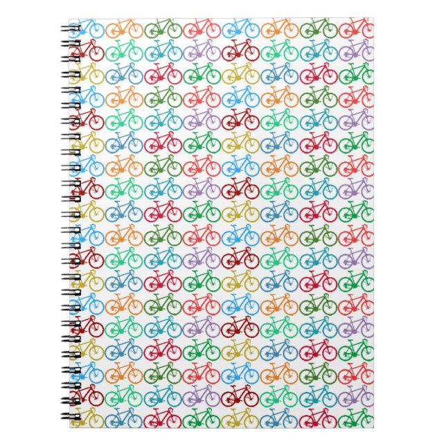 Carnet bicyclettes couleur (Devant)
