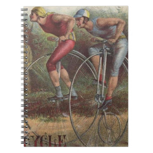 Carnet Bicyclettes victoriennes haute roue