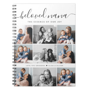 Carnet Bien-aimée Nana Grand-mère Custom Family Photo Kee