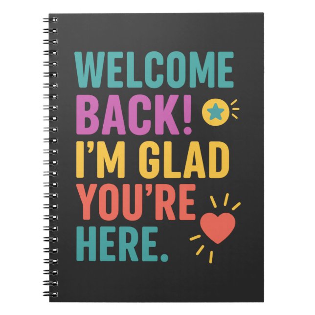 Carnet Bienvenue À L'École, Cadeau Appréciation De L'Ense (Devant)