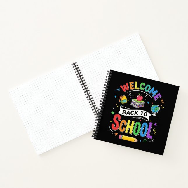 Carnet Bienvenue à l'école les enfants Enseignant Premier (Intérieur)