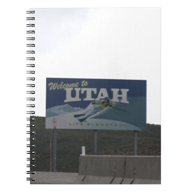Carnet Bienvenue à Utah (Devant)