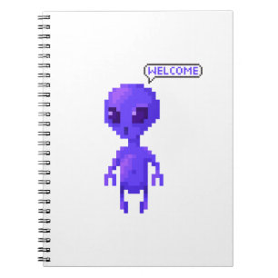 Carnet Bienvenue au Pixel Alien Joueur