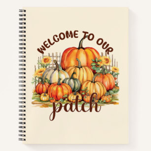 Carnet Bienvenue dans notre Patch - Cosy Citrouille Patch
