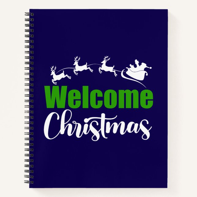 Carnet Bienvenue Noël-85101 (Devant)