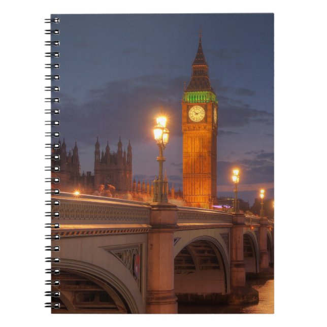 Carnet Big Ben et le pont de Westminster (Devant)