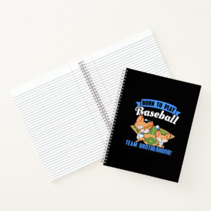 Carnet Big Brother Little Brother - Joueurs De Baseball