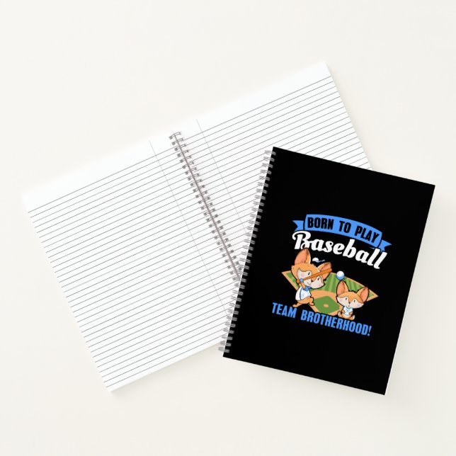 Carnet Big Brother Little Brother - Joueurs De Baseball (Intérieur)