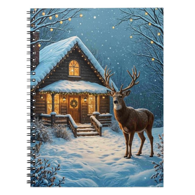 Carnet  Big Buck's Snowy Christmas Visit (Devant)