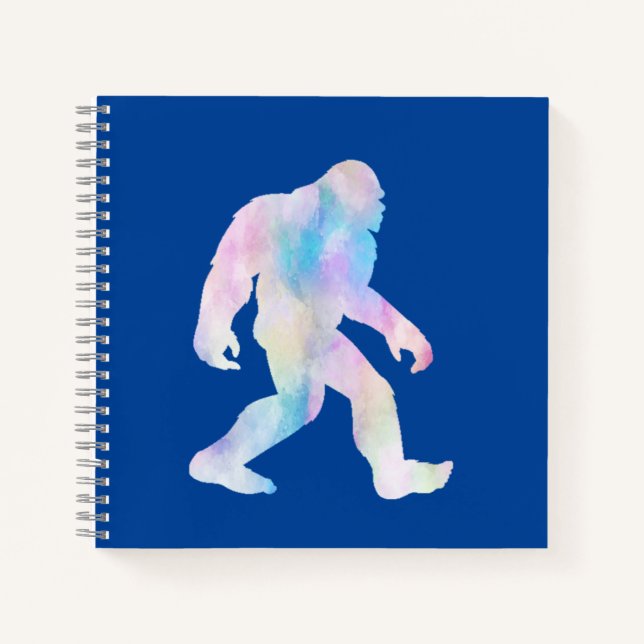 Carnet Bigfoot à l'aquarelle (Devant)