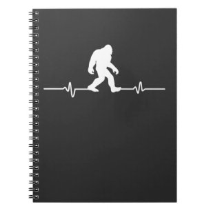 Carnet  Bigfoot Heartbeat Humour Funny Sasquatch Fan