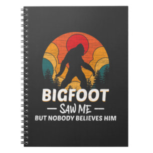 Carnet Bigfoot M'a Vu Mais Personne Ne Le Croit