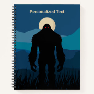Carnet Bigfoot personnalisé