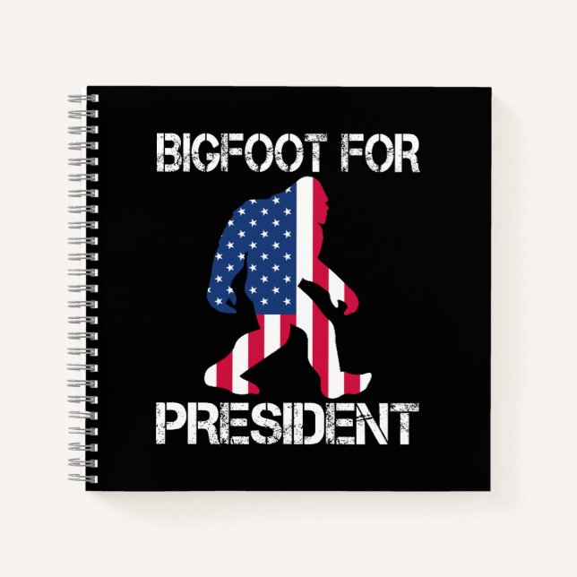 Carnet Bigfoot pour le président Funny Bigfoot (Devant)