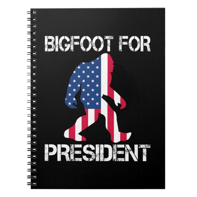 Carnet Bigfoot pour le président Funny Bigfoot (Devant)