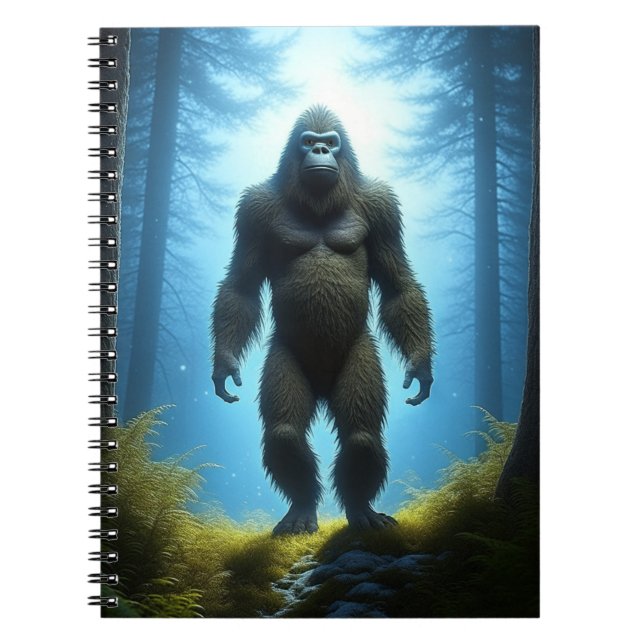Carnet Bigfoot Sasquatch dans les bois  (Devant)
