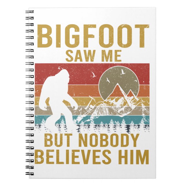 Carnet Bigfoot saw (Devant)