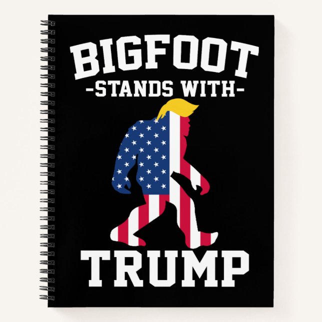Carnet Bigfoot Se Déplace Avec Les Élections Trump De 202 (Devant)