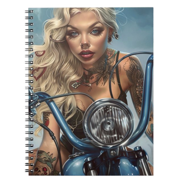 Carnet Biker Babe11 (Devant)