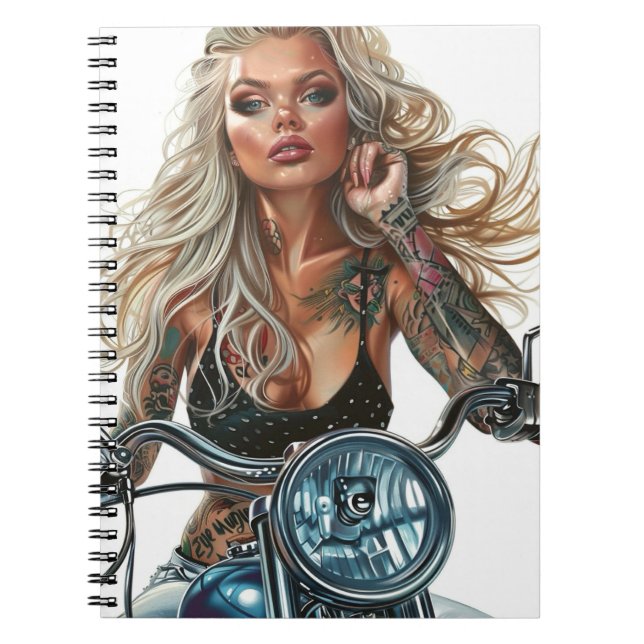 Carnet Biker Babe12 (Devant)