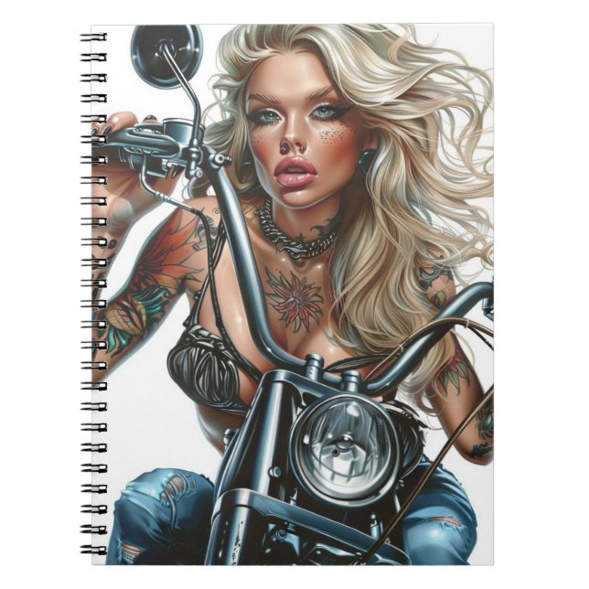 Carnet Biker Babe15 (Devant)