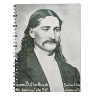 Carnet "Bill sauvage" Hickok (photo de b/w)