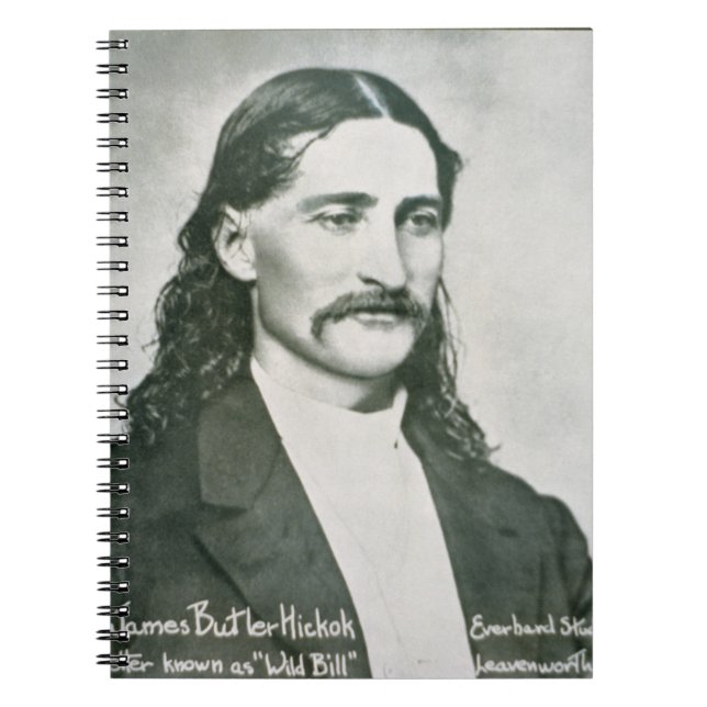 Carnet "Bill sauvage" Hickok (photo de b/w) (Devant)