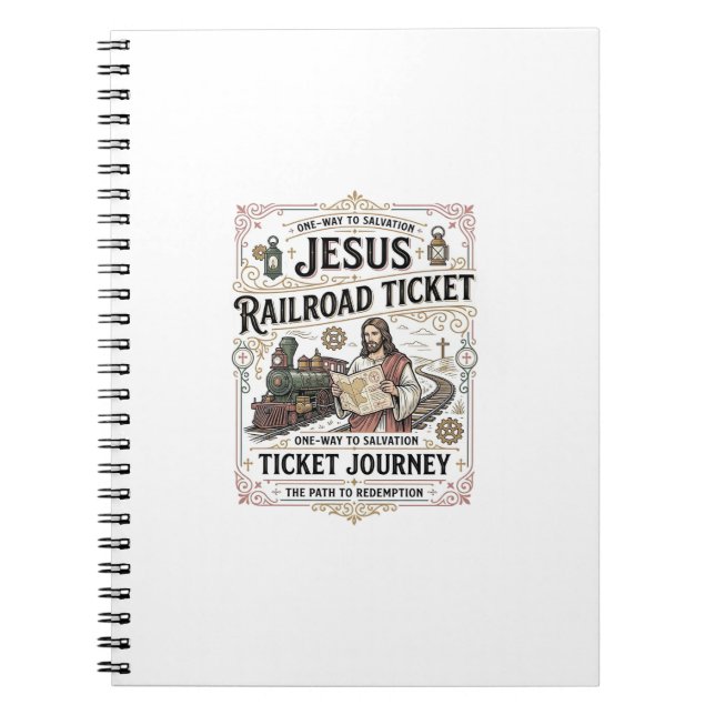 Carnet Billet de train Jésus Voyage Billet de train Jésus (Devant)