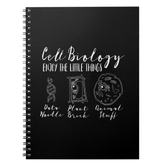Carnet biologie cellulaire drôle science - geeks nerdy (Devant)