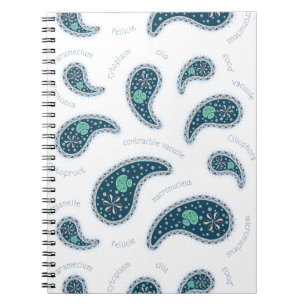 Carnet Biologie des protozoaires Paramecia Paisley Scienc