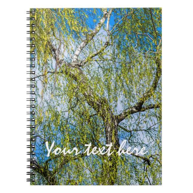 Carnet Birch tree - Le printemps est dans l'air (Devant)