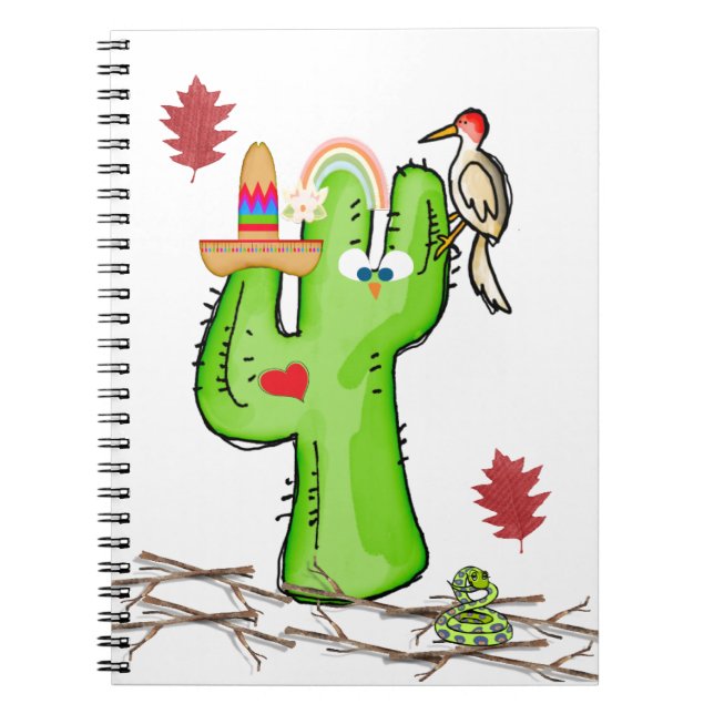 Carnet Bird Cactus (Devant)