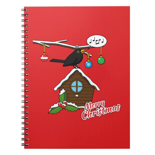 Carnet Bird House Joyeux Noël (Devant)
