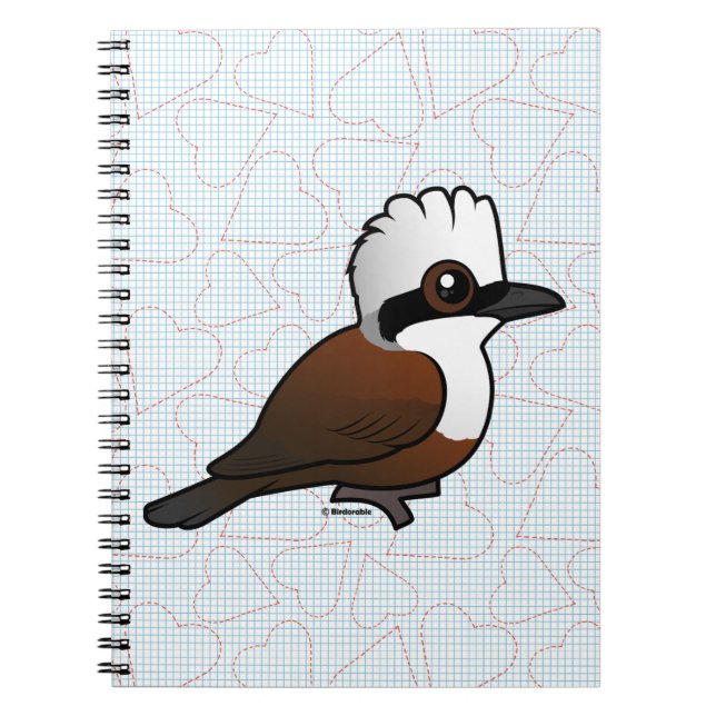 Carnet Birdorable Laughingthrush Blanc-crêté (Devant)
