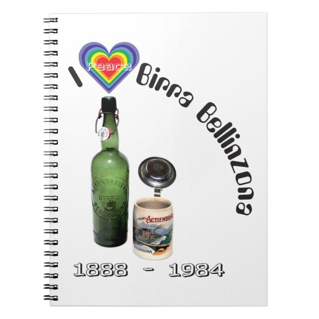 Carnet Birra Bellinzone Svizzera Nootbook (Devant)