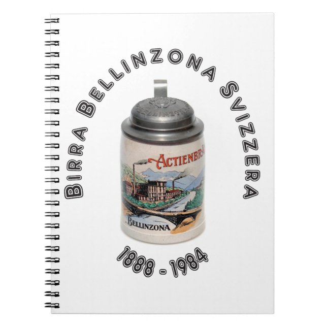 Carnet Birra Bellinzone Svizzera Nootbook (Devant)