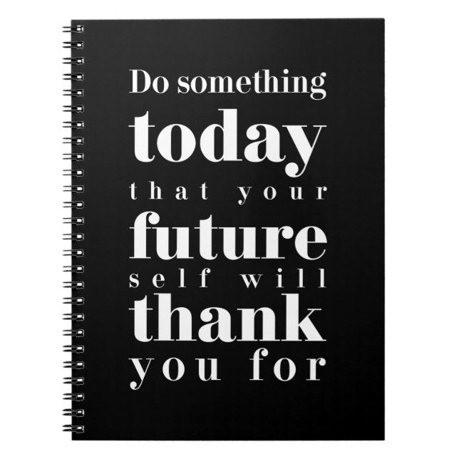 Carnet Birthday Gift Do Something Today (Devant)